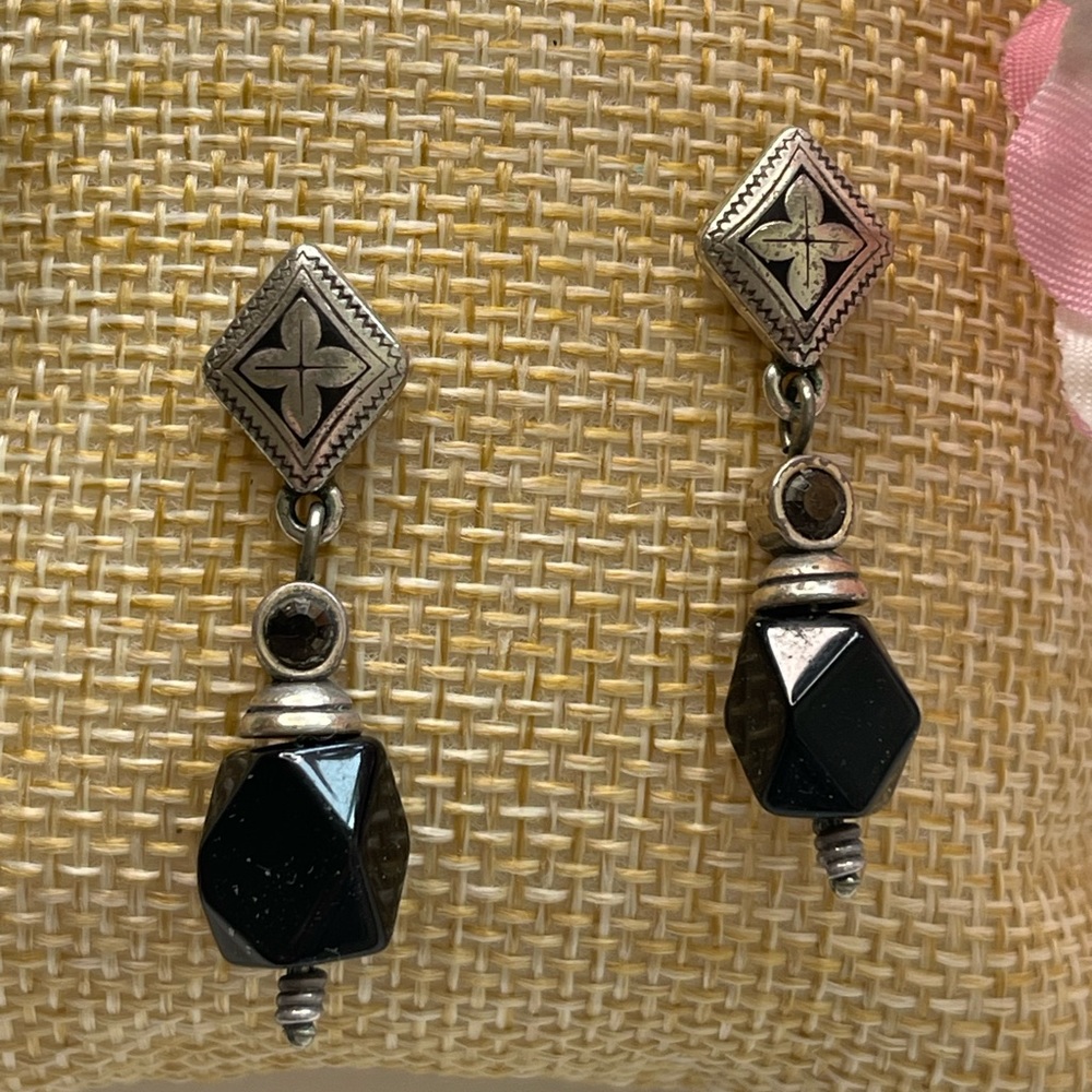 Brighton Black and Silver Earrings - Picture 3 of 6